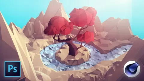 Start learning Cinema 4D by creating a beautiful Low Poly tree in this quick and easy course.