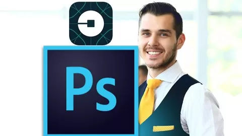 Learn Complete UI/UX design by Photoshop from Scratch and Design Uber app from Scratch