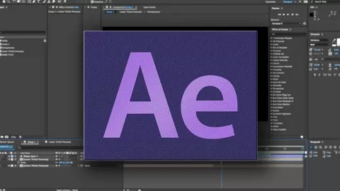 Create Dynamic modern animated graphics name titles in AE: Professional Lower Thirds Video Titles in After Effects CC