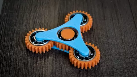 Learn useful tools and techniques with Fusion 360 while designing 7 fun fidget spinners. Each designed for 3d printing.