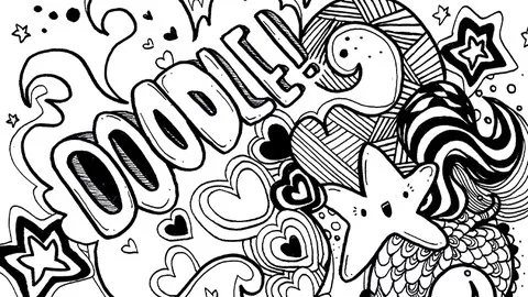 Learn how to make fun doodle art & level up your drawing skills!