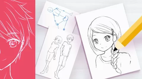 Learn how to draw characters in Anime Style!