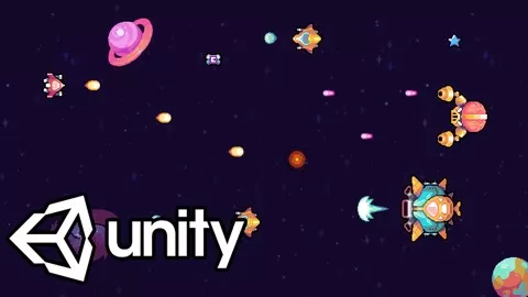 Game development made easy. Learn C# using Unity and create your very own side-scrolling Space Shooter!
