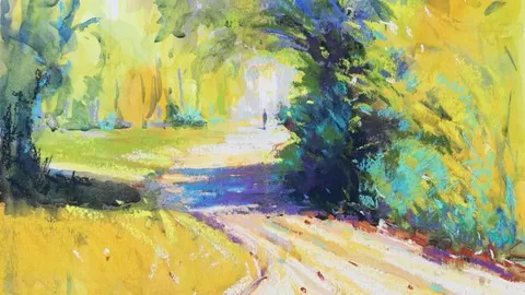 Capture Light and Vibrancy with Watercolor and Pastels