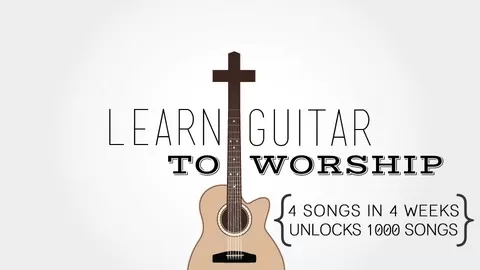 Learn the basics so that you can worship Jesus using 4 songs