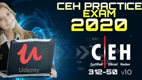 6 Practice Certification Exams 125 Questions/Test full explanations Most Expected CEH (312-50) Exam Practice Questions.