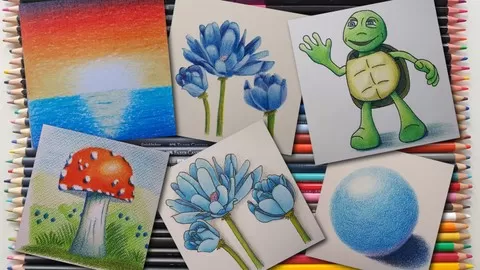 Gain a whole new perspective on the way you color with easy to pick up colored pencil drawing and coloring techniques