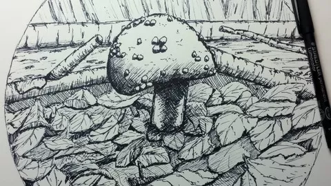 Discover how to draw and illustrate detailed autumn objects and scenes through sketching with pencil and pen & ink