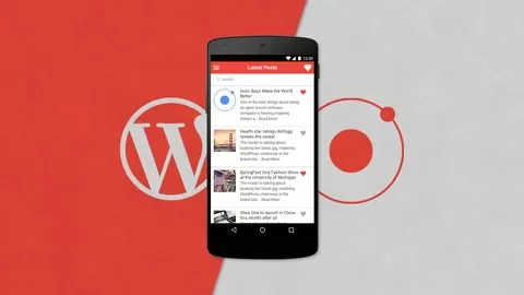 Build a mobile app that interacts with your Wordpress Blog. Use HTML