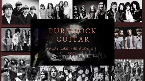 Learn to play rock guitar in the style of your favourite rock bands