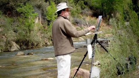 If you've taken the basic Plein Air Essentials course and are an oil painter