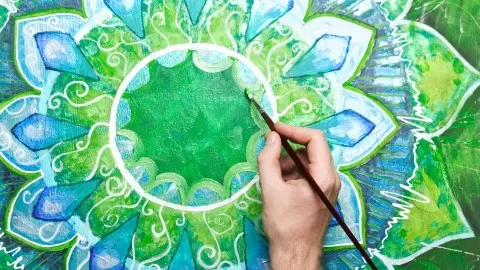 Painting mandalas metaphorically increases creativity