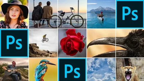 Learn Photoshop quickly & easily. Master beginning Adobe Photoshop - from basics to advanced levels (PC