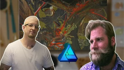 Creating abstract art and digital assets with famed artist Bryson Bost in Affinity Designer