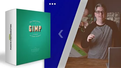 GIMP essentials class for graphic design (ers)! Includes 37 GIMP projects for your graphic design portfolio.