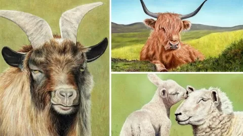 Learn How to Draw 3 more AMAZING Farm Animals with EASY to follow step by step videos. Draw Pictures you can be proud of