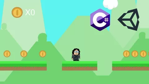 Learn to create a simple 2D platformer Using Unity & C# Taught in a simple and straight-forward way