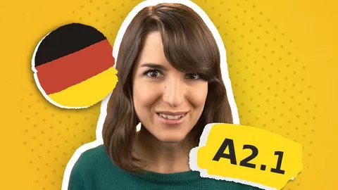 Learn German Language (A2.1) with fun bite-size lessons. Advance your knowledge and pass the Goethe A2 German exam!