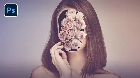 Learn how to create an amazing flower face composite in Adobe Photoshop 2021