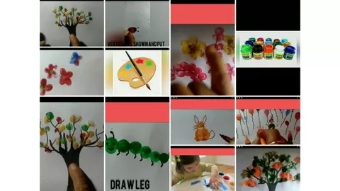 Make a strong foundation of Arts in young learners with these simple and fun loving exercises of finger painting.