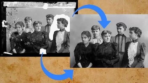 Learn to restore badly damaged photos in Photoshop CC!