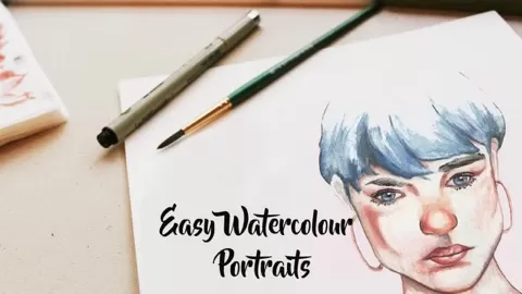 Easyand quick way to paint portraits in watercolours. Create portraits full of emotion with little detail. Portraits that you can turn into prints and sell ...