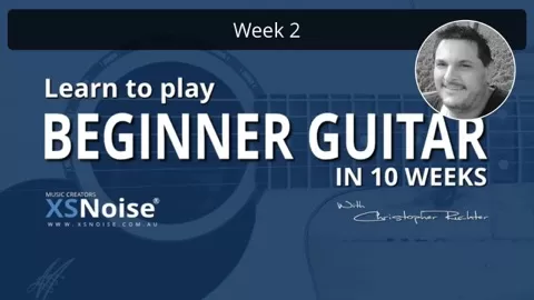 This class is weektwo (2) of a 10 week course that willtakeyou from 0 to confident acoustic rhythm guitar player in 10 weeks.