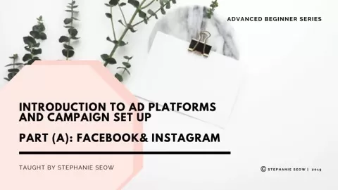 This class is the first instalment of a 3-part Advanced Beginner/Intermediate series to the most popular ad platforms every digital marketer should be skille...