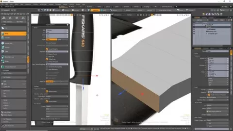 Modo is a polygon and subdivision surface modeling