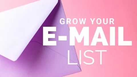 In this class I talk about growing your email lists. Using it for personal