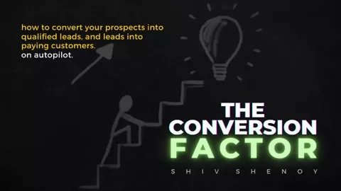 The most pressing question for any online business owner: How to Convert Your Prospects into Qualified Leads