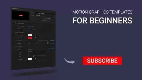 This is a great introductory course for anyone who wants to start creating a motion graphic template. It is suitable for beginners because I will go step by ...