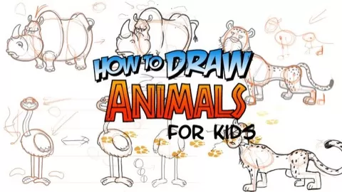 Welcome to How To Draw ANIMALSfor KIDS!! This course is designed to take young and new learners through some of the basics of drawingall while helping them l...