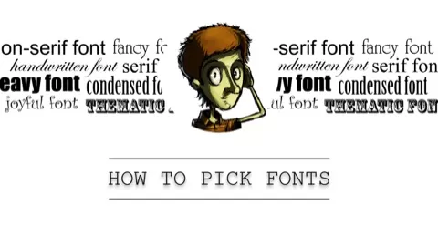 This class is about how to pick fonts. If you are in need to create a layout but are kind of lost in relation of how to choose fonts