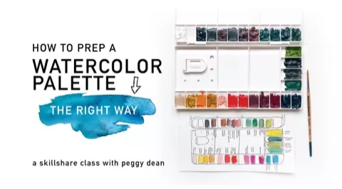 How do I make a watercolor palette correctly?This question comes up way more than you'd think. I remember the first time I was going to prep a palette and I ...