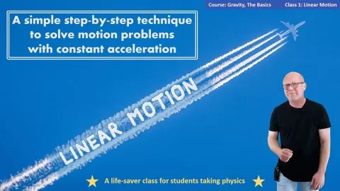 Learn how to solve Linear Motion questions promptly and without any pain!