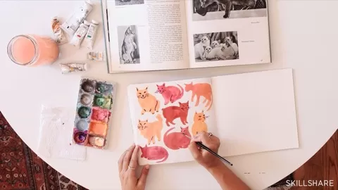 Let popular illustrator Leah Goreninspire you to start and keep a sketchbook that helps you stay creative and record beauty in your world.Leah’s sketchbook p...