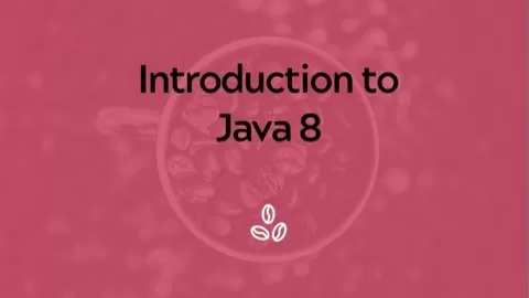 In this course you'll learn the fundamentals of the Java 8 programming platform new functional programming language features.