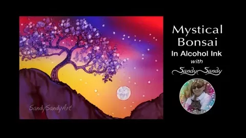 Create a Mystical Bonsai in Alcohol Ink withPouring