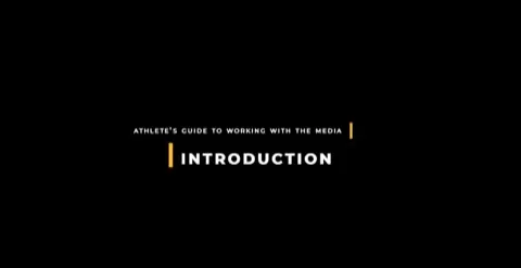 Thiscourse is aimed at athletes and business professionals who regularlyengage with the media