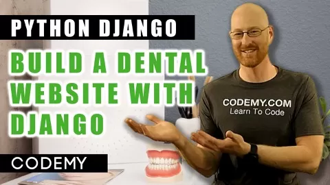 In this course you'll learn to build websites with Python and Django by building out a cool and professional Dentist website! Why a Dental website?Many coder...