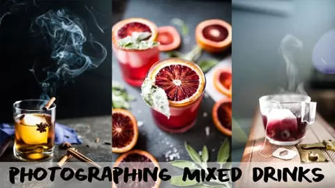 This is a beginner to intermediate level photography classfocused on mixed drinks and cocktails!