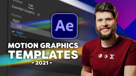 Learn how to create Motion Graphics Templates with Adobe After Effects to use in your own workflow or to sell on marketplaces. These templates can be exporte...