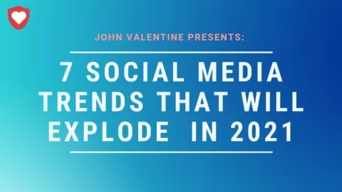In this class I will go over 7 essential trends that will dominate 2021. These include various features of different social media sites like Instagram