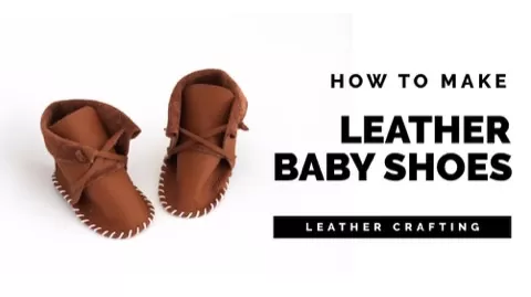 In this class I teach you step by step how to make these cute little baby shoes made from upcycled leather from an old leather jacket. They are the best gift...