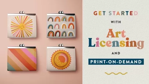 Monetize your side-hustle! I’ve sold over a million products by licensing my artwork. Getting involved with art licensing is a great way to boost your passiv...