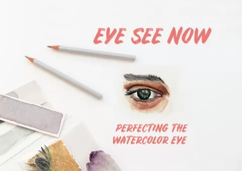 Hello Everyone! I have a super easy class to help you master painting a watercolor eye. I have broken it down from the painting the eyelid