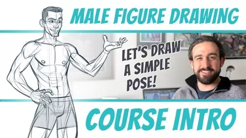 Hey everyone!In this drawing course I’ll be showing you how to sketch the male figure.We’ll first break it all down into sub lessons