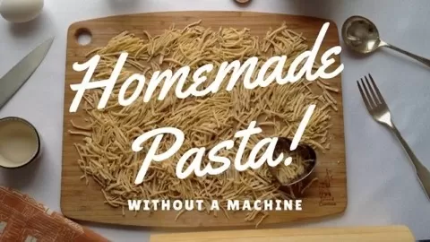In this bite size class I will show you how to make fresh pasta from scratch. No special appliances required. Also we will need only 3 ingredients: