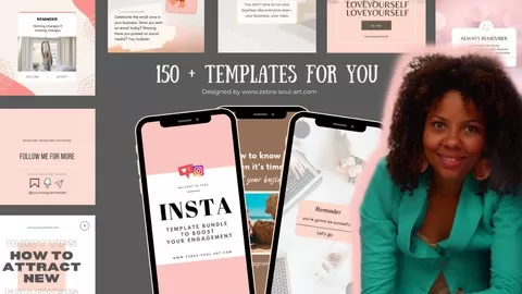 Say Goodbye to low converting Instagram Designs. Done-for-You Instagram Templates are included